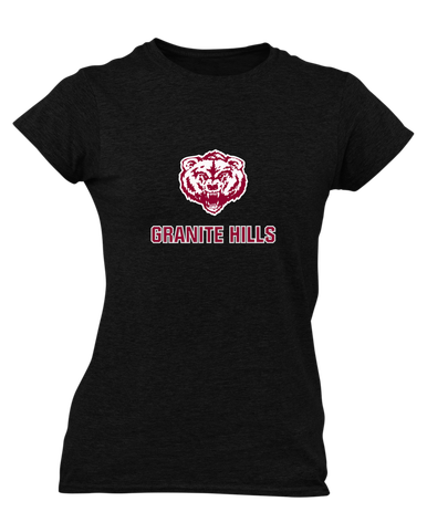 Granite Hills Grizzlies Mascot #2 Women's Premium SS T-Shirt