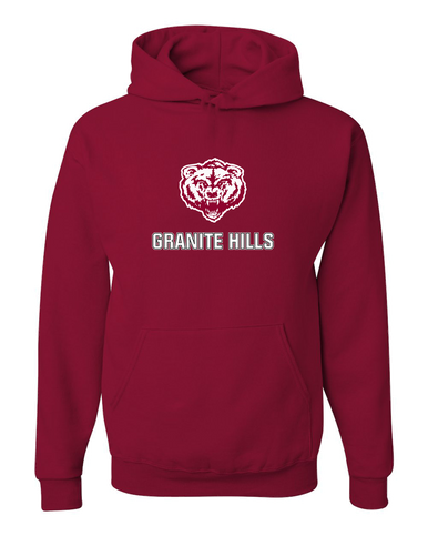 Granite Hills Grizzlies Mascot #2 Men's Premium Hoodie