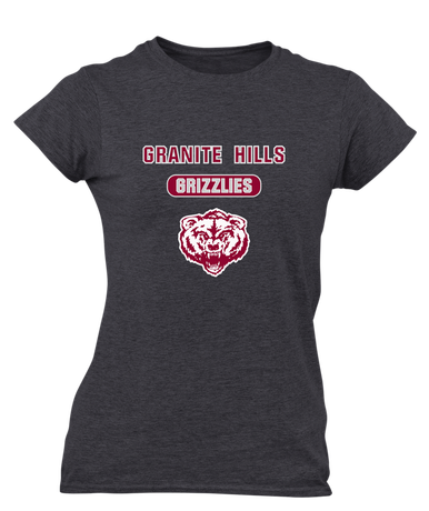 Granite Hills Grizzlies Mascot #3 Women's SS T-Shirt