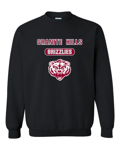 Granite Hills Grizzlies Mascot #3 Men's Sweatshirt