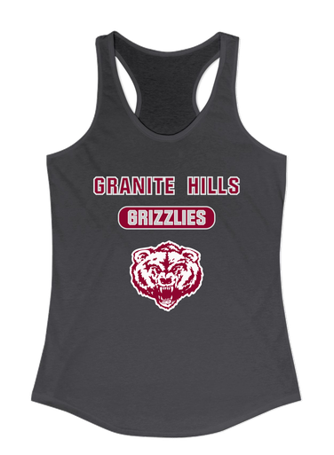 Granite Hills Grizzlies Mascot #3 Women's Tank Top