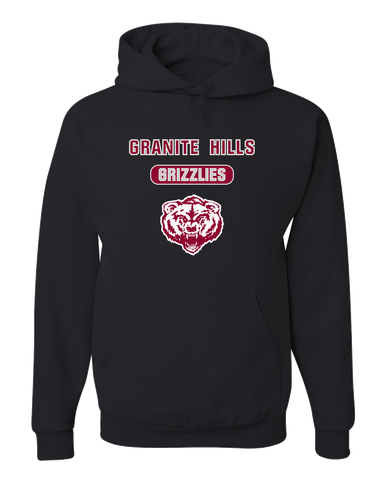 Granite Hills Grizzlies Mascot #3 Men's Premium Hoodie