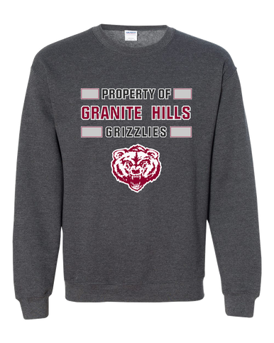 Granite Hills Grizzlies Property Of Men's Sweatshirt