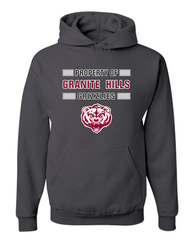 Granite Hills Grizzlies Property Of Men's Premium Hoodie