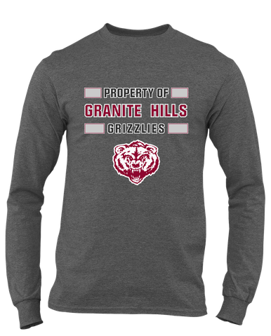 Granite Hills Grizzlies Property Of Men's LS T-Shirt