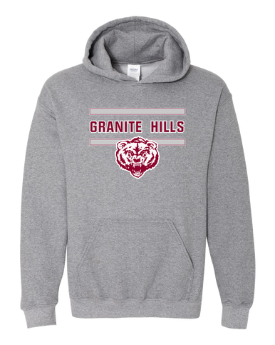 Granite Hills Grizzlies Mascot #4 Men's Hoodie