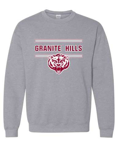 Granite Hills Grizzlies Mascot #4 Men's Sweatshirt
