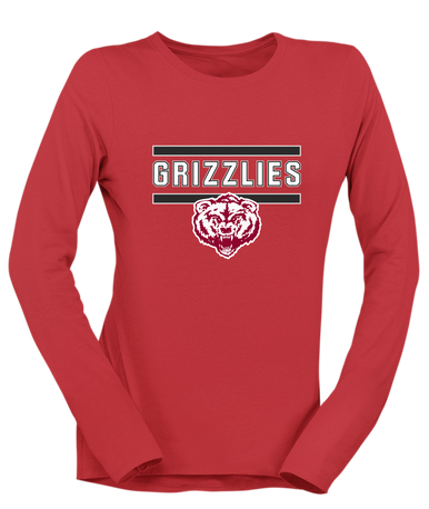 Granite Hills Grizzlies Mascot #5 Women's LS T-Shirt