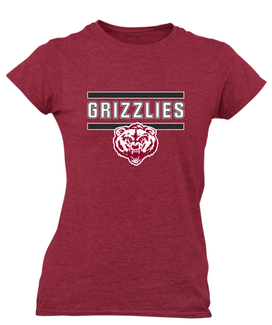 Granite Hills Grizzlies Mascot #5 Women's Premium SS T-Shirt