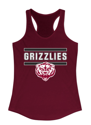 Granite Hills Grizzlies Mascot #5 Women's Tank Top