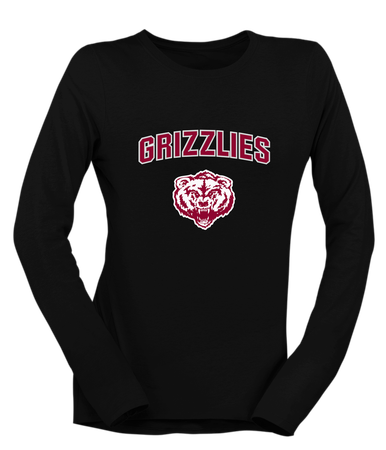 Granite Hills Grizzlies Mascot #6 Women's LS T-Shirt
