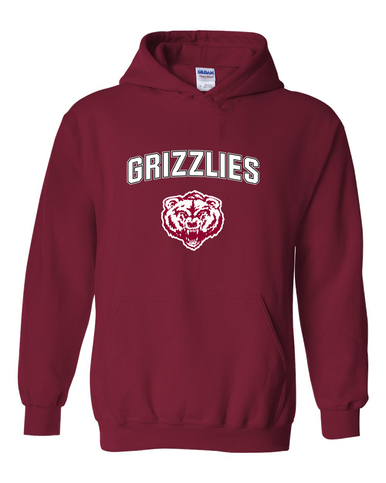 Granite Hills Grizzlies Mascot #6 Men's Hoodie