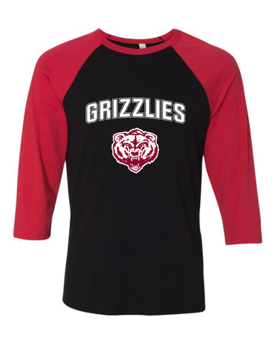Granite Hills Grizzlies Mascot #6 Men's Baseball T-Shirt