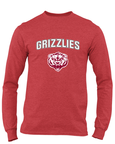 Granite Hills Grizzlies Mascot #6 Men's Premium LS T-Shirt