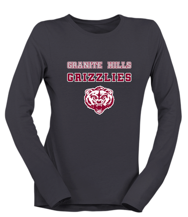 Granite Hills Grizzlies Spirit Women's Premium LS T-Shirt