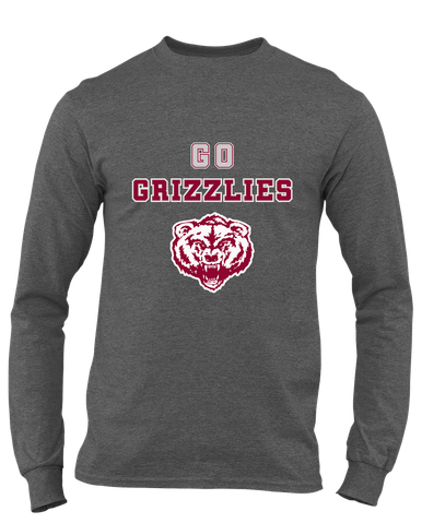 Granite Hills Grizzlies Go Team Men's LS T-Shirt