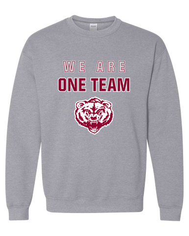 Granite Hills Grizzlies We Are One Team Men's Sweatshirt