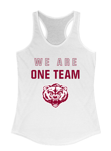 Granite Hills Grizzlies We Are One Team Women's Tank Top