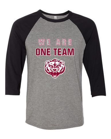 Granite Hills Grizzlies We Are One Team Men's Baseball T-Shirt