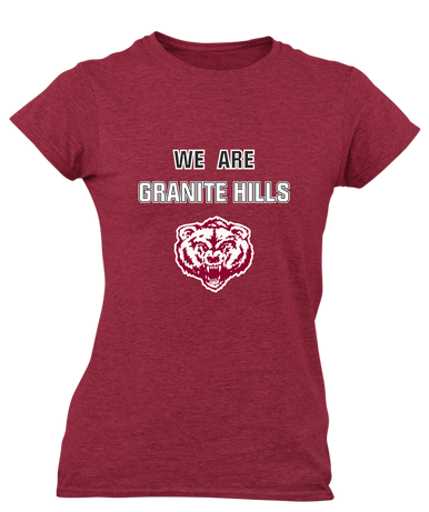 Granite Hills Grizzlies We Are Women's SS T-Shirt