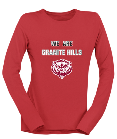 Granite Hills Grizzlies We Are Women's LS T-Shirt