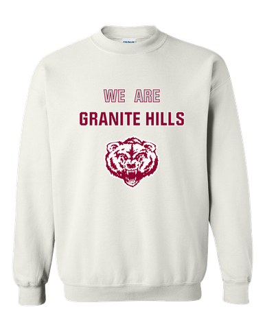 Granite Hills Grizzlies We Are Men's Sweatshirt
