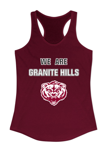 Granite Hills Grizzlies We Are Women's Tank Top