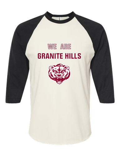 Granite Hills Grizzlies We Are Men's Baseball T-Shirt