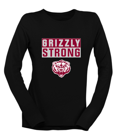 Granite Hills Grizzlies Strong #1 Women's LS T-Shirt