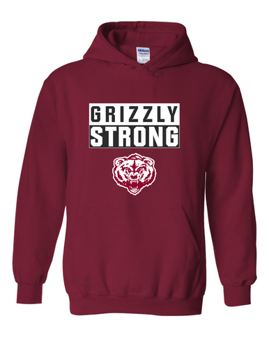 Granite Hills Grizzlies Strong #1 Men's Hoodie