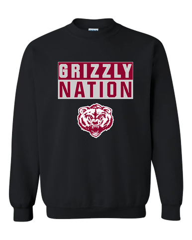Granite Hills Grizzlies Nation #1 Men's Sweatshirt