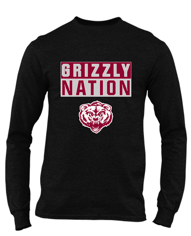 Granite Hills Grizzlies Nation #1 Men's LS T-Shirt