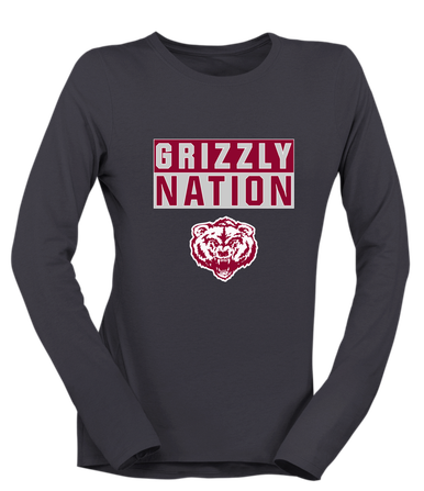 Granite Hills Grizzlies Nation #1 Women's Premium LS T-Shirt