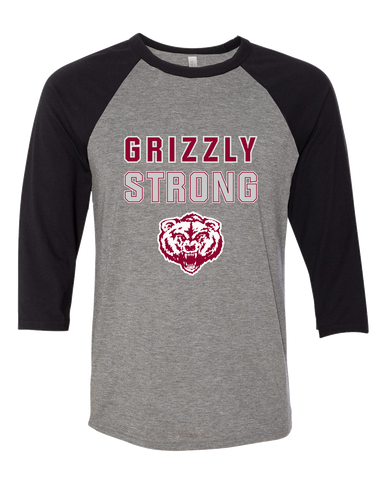 Granite Hills Grizzlies Strong #2 Women's Baseball T-Shirt
