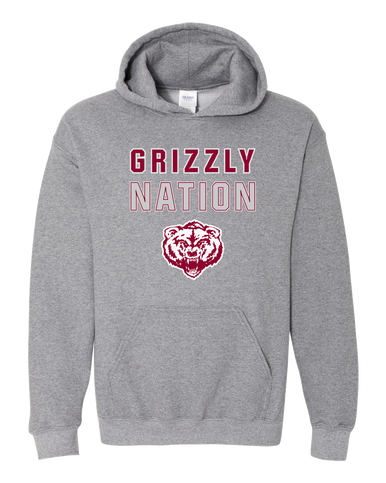 Granite Hills Grizzlies Nation #2 Men's Hoodie