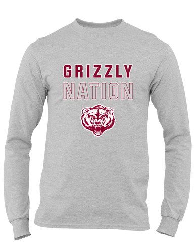Granite Hills Grizzlies Nation #2 Men's LS T-Shirt