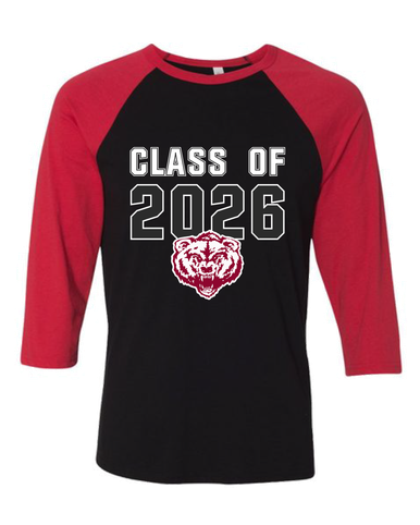 Granite Hills Grizzlies Class of 2026 Women's Baseball T-Shirt