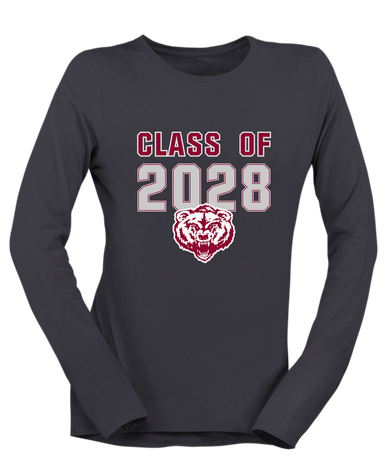 Granite Hills Grizzlies Class of 2028 Women's LS T-Shirt