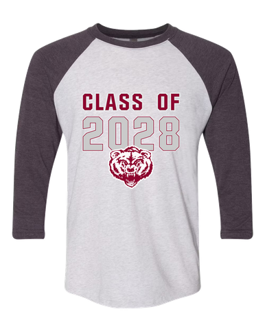 Granite Hills Grizzlies Class of 2028 Women's Baseball T-Shirt