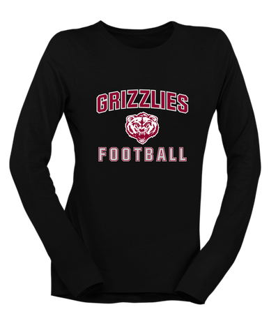 Granite Hills Grizzlies Football #1 Women's LS T-Shirt