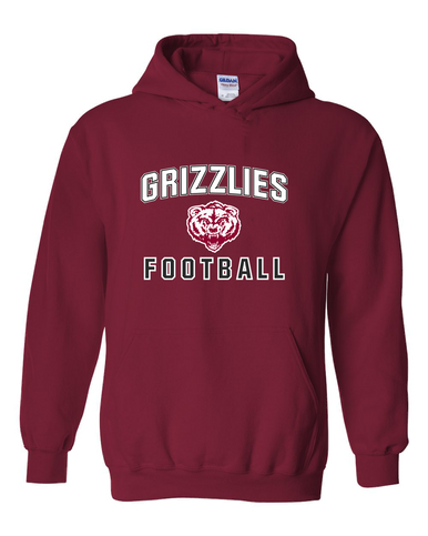 Granite Hills Grizzlies Football #1 Men's Hoodie