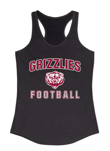 Granite Hills Grizzlies Football #1 Women's Tank Top