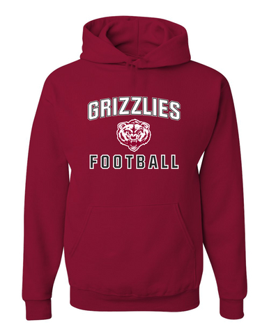 Granite Hills Grizzlies Football #1 Men's Premium Hoodie