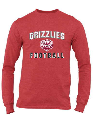 Granite Hills Grizzlies Football #1 Men's Premium LS T-Shirt