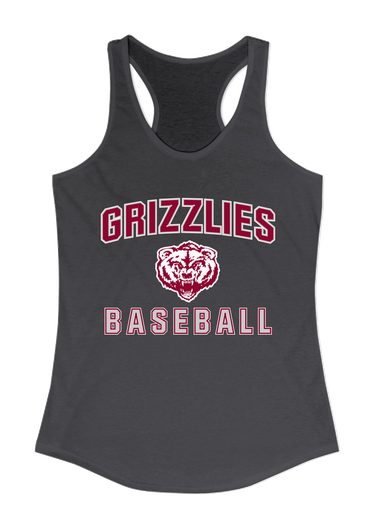 Granite Hills Grizzlies Baseball #1 Women's Tank Top