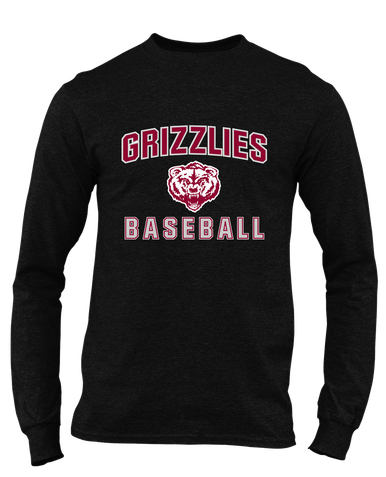 Granite Hills Grizzlies Baseball #1 Men's Premium LS T-Shirt
