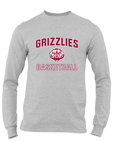 Granite Hills Grizzlies Basketball #1 Men's LS T-Shirt