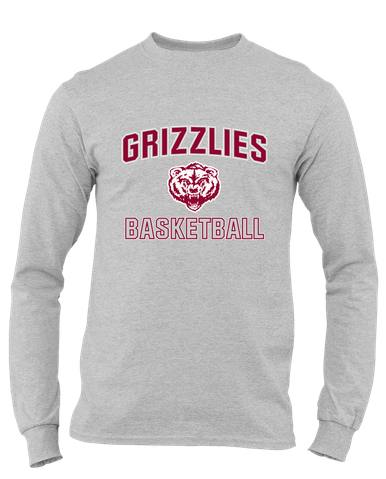 Granite Hills Grizzlies Basketball #1 Men's Premium LS T-Shirt