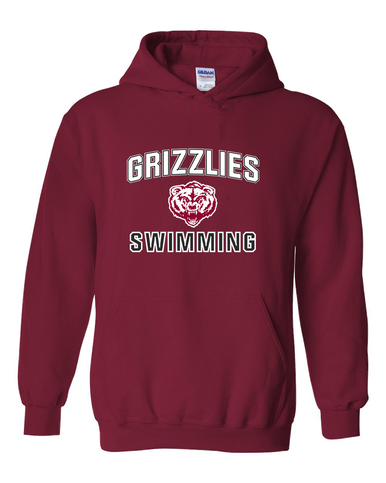 Granite Hills Grizzlies Swimming Men's Hoodie