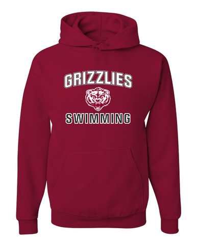 Granite Hills Grizzlies Swimming Men's Premium Hoodie